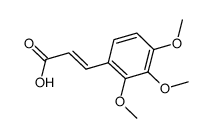 trans-3-(2,3,4-Trimethoxyphenyl)-2-propenoic acid Structure