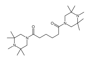 1,6-bis(3,3,4,5,5-pentamethylpiperazin-1-yl)hexane-1,6-dione结构式