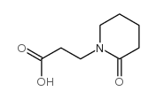 3-(2-氧代哌啶-1-基)丙酸结构式