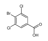 4-Bromo-3,5-dichlorobenzoic acid Structure