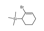 (2-bromo-cyclohex-2-enyl)-trimethyl-silane结构式