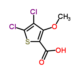4,5-Dichloro-3-methoxy-thiophene-2-carboxylic acid Structure