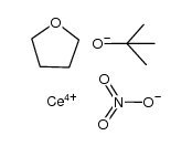 Ce(OCMe3)(NO3)3(THF)2结构式