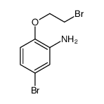 5-溴-2-(2-溴乙氧基)苯胺结构式