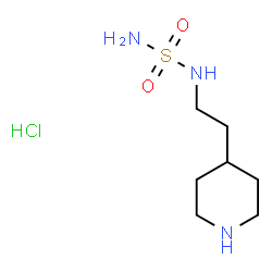 2-(4-哌啶基)乙基]氨基磺酰胺盐酸盐结构式