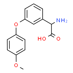 AMINO-[3-(4-METHOXY-PHENOXY)-PHENYL]-ACETIC ACID Structure