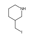 3-碘甲基-哌啶结构式