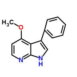 4-Methoxy-3-phenyl-1H-pyrrolo[2,3-b]pyridine Structure