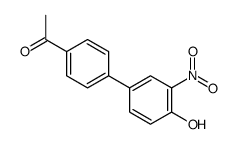 1-[4-(4-hydroxy-3-nitrophenyl)phenyl]ethanone Structure