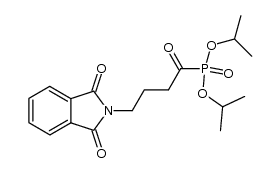 diisopropyl 4-phthalimidobutanoylphosphonate Structure