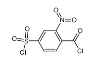 4-chlorosulfonyl-2-nitro-benzoyl chloride Structure