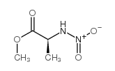 Alanine, N-nitro-, methyl ester (9CI)结构式