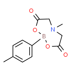 6-甲基-2-(对甲苯基)-1,3,6,2-二氧杂硼烷-4,8-二酮结构式