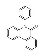 6(5H)-Phenanthridinone,5-phenyl-结构式