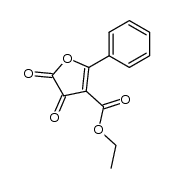 ethyl 4,5-dioxo-2-phenyl-4,5-dihydrofuran-3-carboxylate Structure
