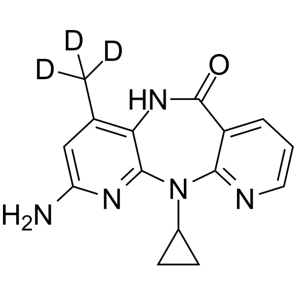 2-Amino Nevirapine-d3 Structure