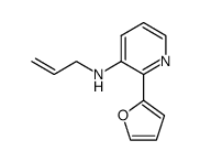 N-allyl-2-(2-furyl)pyridin-3-amine结构式
