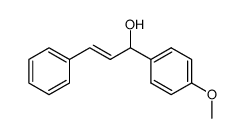 1-(4-methoxyphenyl)-3-phenylprop-2-en-1-ol结构式