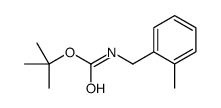 tert-butyl N-[(2-methylphenyl)methyl]carbamate Structure