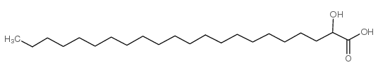 2-hydroxy Docosanoic Acid structure