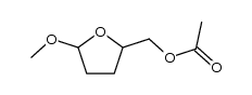 Methyl-5-O-acetyl-2,3-dideoxy-pentofuranosid结构式