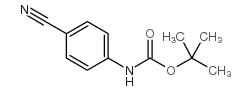 4-(Boc-氨基)苯氰结构式