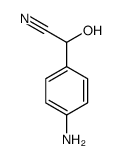 Benzeneacetonitrile, 4-amino-alpha-hydroxy- (9CI)结构式