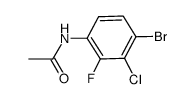 N-(4-bromo-3-chloro-2-fluorophenyl)acetamide Structure