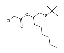 1-(tert-butylthio)octan-2-yl 2-chloroacetate Structure