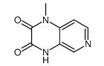 (9CI)-1,4-二氢-1-甲基吡啶并[3,4-b]吡嗪-2,3-二酮结构式