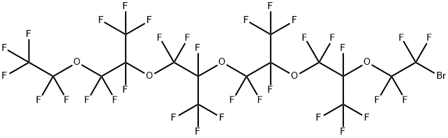 1-溴全氟-4,7,10,13-四甲基-3,6,9,12,15-五氧十七烷结构式