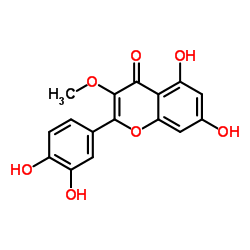 3-O-甲基槲皮素结构式