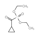 Phosphonic acid,(cyclopropylcarbonyl)-, diethyl ester (7CI,9CI) Structure