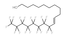 11-全氟正辛基-10-碳烯-1-醇结构式