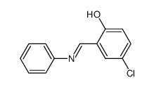 5-chlorosalicylideneaniline结构式