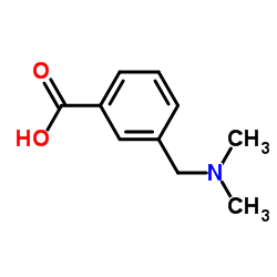 3-(二甲氨基甲基)苯甲酸结构式