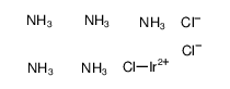 二氯化戊氨络物氯铱(III)结构式