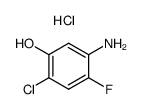 3-amino-6-chloro-4-fluorophenol hydrochloride Structure