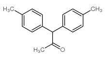 1,1-双(4-甲基苯基)-2-丙酮结构式