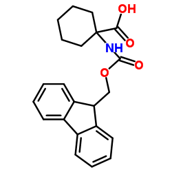 1-(Fmoc-氨基)环己羧酸结构式