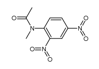 N-methyl-2,4-dinitroacetanilide Structure