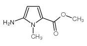 5-氨基-1-甲基-1H-吡唑-4-羧酸甲酯结构式
