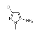 3-氯-1-甲基-1H-吡唑-5-胺结构式