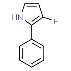 1H-Pyrrole,3-fluoro-2-phenyl-(9CI) Structure