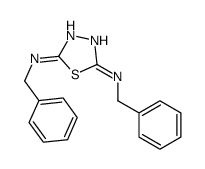 2-N,5-N-dibenzyl-1,3,4-thiadiazole-2,5-diamine Structure