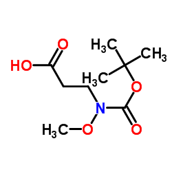 N-Boc-N-甲氧基-3-胺基丙酸图片