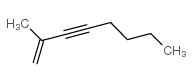 2-甲基-1-辛烯-3-炔结构式