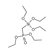 diethyl (triethoxysilyl)methylphosphonate Structure