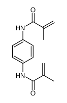 2-methyl-N-[4-(2-methylprop-2-enoylamino)phenyl]prop-2-enamide结构式