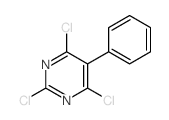 2,4,6-trichloro-5-phenyl-pyrimidine结构式
